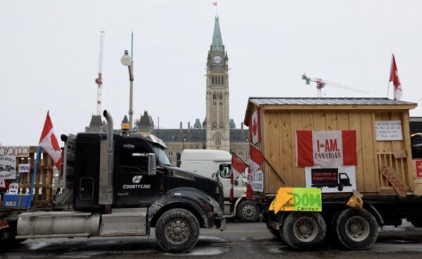 Canada Capital “Under Siege” As Truckers Refuse To Clear Bridge Blockade