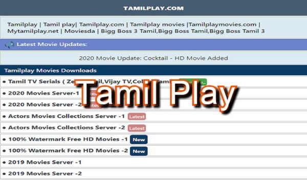 PlayTamil 2022 – PlayTamil.com Tamil Dubbed Movie Download illegal website Hindi Dubbed South Movies