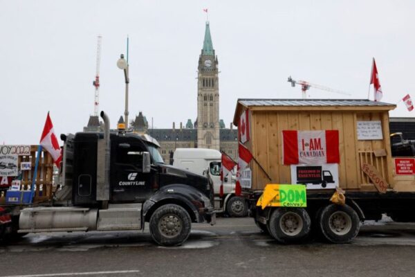 Justin Trudeau says Canada not intimidated by ‘disgusting’ truckers' protest