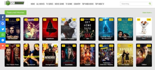 Top 10 Putlocker Alternatives in 2020