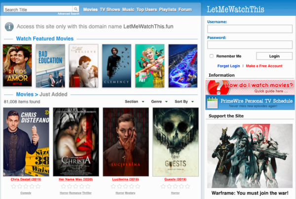 Watch Movies Online Free with Best Sites Like LetMeWatchThis