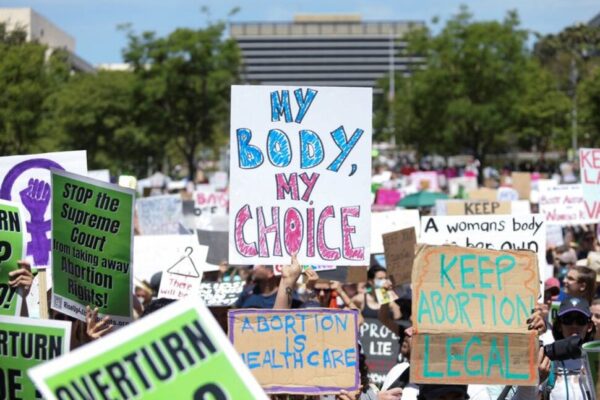 'My body my choice': Thousands rally across US for abortion rights