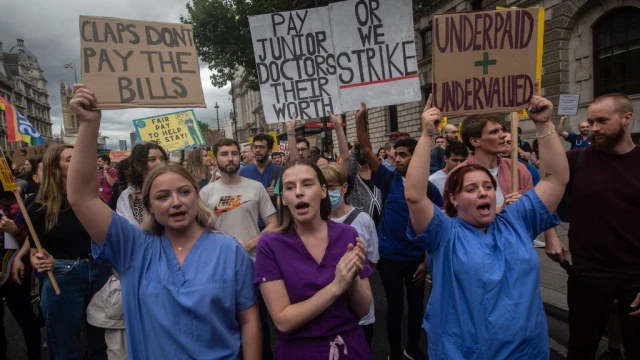 Junior Doctors' Strike In UK Threatens Hospital Operations, Critical Patient Care